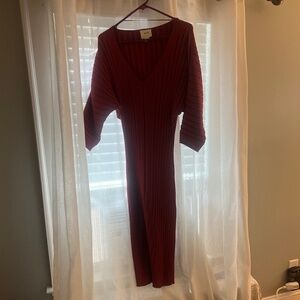 Maeve by Anthropologie Ribbed Dress